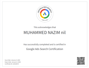 Google-Ads-Search-Certification-•-MUHAMMED-NAZIM-nil-•-Skillshop-01-24-2025_11_07_AM